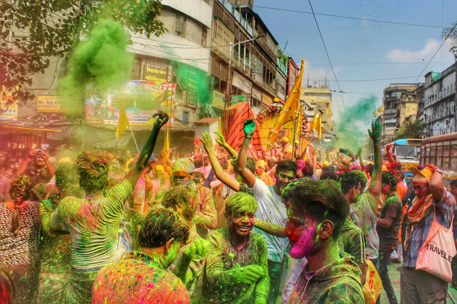 1 Day Holi Celebration In Vrindavan